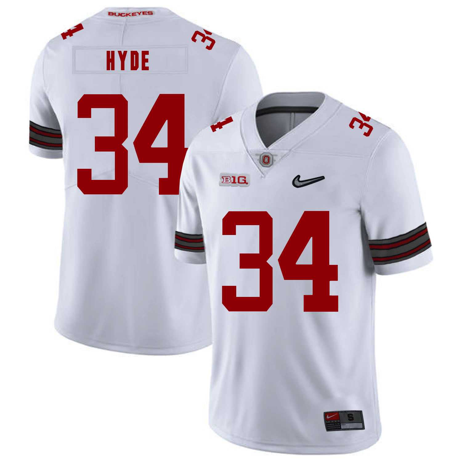Ohio State Buckeyes 34 Carlos Hyde White Diamond Nike Logo College Football Jersey Dzhi,We sell and wholesale Ohio State Buckeyes 34 Carlos Hyde White Diamond Nike Logo College Football Jersey Dzhi on line form chian!